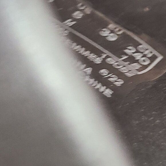 Clarks Womens Adriel Viola Closed Toe Classic PUMPS Black Leather Size 8 - Picture 8 of 8